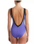 Фото #2 товара Nike Sport 259790 Women's Mesh High-Neck One-Piece Swimsuit Size X-Large
