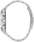 ფოტო #3 პროდუქტის Men's Stainless Steel Bracelet Watch 44mm