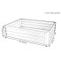 Фото #2 товара Powder-Coated Steel Rectangle Raised Garden Bed - Brown - 47 in