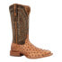 Фото #2 товара Durango Prca Collection FullQuill Ostrich Embroidery Square Toe Mens Brown Dres