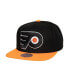 ფოტო #1 პროდუქტის Men's Black Philadelphia Flyers Core Team Ground 2.0 Snapback Hat