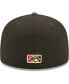 ფოტო #5 პროდუქტის Men's Black, Purple Lowriders de Fresno Copa De La Diversion 59FIFTY Fitted Hat