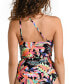 Фото #2 товара Best Escape Printed One-Shoulder Tankini Top