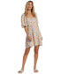 ფოტო #3 პროდუქტის Juniors' Take a Chance Printed Tiered Baby-Doll Dress