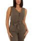 Women's Indy Belted Sleeveless Cargo Jumpsuit