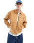 Фото #3 товара Timberland washed canvas zip jacket in wheat