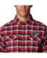 Men's Scarlet Ohio State Buckeyes Flare Gun Flannel Long Sleeve Shirt