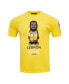 Фото #3 товара Men's LeBron James Gold Los Angeles Lakers #6 Caricature T-shirt