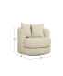 Фото #9 товара Elizabeth 38" Stain-Resistant Fabric Swivel Chair