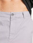 Фото #3 товара ASOS DESIGN skater chino shorts in longer length in light grey