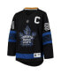 ფოტო #4 პროდუქტის Youth Boys John Tavares Black Toronto Maple Leafs Alternate Replica Player Jersey