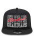 Фото #3 товара Men's Black Cleveland Guardians Street Team A-Frame Trucker 9FIFTY Snapback Hat