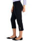 Фото #3 товара Women's Snap-Hem Pull-On Capri Pants, Created for Macy's