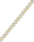 Фото #2 товара Diamond Demi-Bezel Tennis Bracelet (7 ct. t.w.) in 10k Gold