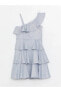 LCW Fırfır Detaylı Kız Çocuk Elbise