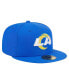 Фото #3 товара Men's Royal Los Angeles Rams Main 59FIFTY Fitted Hat