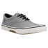 Фото #2 товара Sperry Halyard Cvo Linen Chambray Lace Up Mens Grey Sneakers Casual Shoes STS24