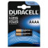 Фото #1 товара DURACELL Battery Mn2500 Lr61-Aaaa 1.5 V Pack 2 Batteries