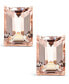 Morganite (2-3/4 ct. t.w.) Stud Earrings in 14K Rose Gold