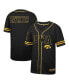 Фото #1 товара Men's Black Iowa Hawkeyes Free Spirited Mesh Button-Up Baseball Jersey
