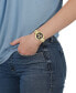 ფოტო #5 პროდუქტის Women's Swiss Chronograph Medusa Gold Ion Plated Stainless Steel Bracelet Watch 40mm