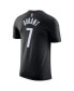 Фото #2 товара Men's Kevin Durant Black Brooklyn Nets Icon 2022/23 Name and Number T-shirt