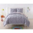 Фото #1 товара Twin Extra Long Anytime Pleated Kids' Comforter Set Lavender/Blush - My World