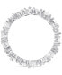 Cubic Zirconia Multi-Cut All-Around Eternity Band