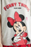 Fall in Love Disney Mickey & Minnie Regular Fit Kısa Kollu 2li Takım D0919AXNS