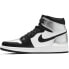 Кроссовки Nike Air Jordan 1 Retro High Silver Toe (Серебристый, Черно-белый)