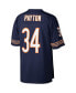 Фото #2 товара Men's Walter Payton Navy Chicago Bears Big and Tall 1985 Retired Player Replica Jersey