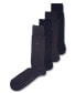 ფოტო #1 პროდუქტის Men's Socks, 4 Pack Solid