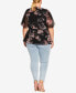 Фото #2 товара Plus Size Blossom Love Top