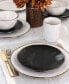 Фото #5 товара Andres Mixed 16 Pc. Stoneware Dinnerware Set, Service for 4