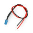 Фото #2 товара 5mm 12V LED with resistor and wire - blue - 5pcs.