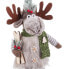 Christmas bauble Multicolour Sand Fabric Reindeer 18 x 11 x 60 cm