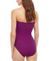 Фото #2 товара Gottex Wildflower Bandeau One-Piece Women's 6