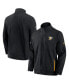 Фото #4 товара Men's Black Pittsburgh Penguins Authentic Pro Rink Coaches Full-Zip Jacket