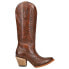 Фото #1 товара Corral Boots Cognac Embroidered Snip Toe Cowboy Womens Brown Casual Boots E1570