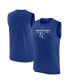 Фото #1 товара Men's Royal Kansas City Royals Knockout Stack Exceed Performance Muscle Tank Top