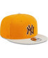 Бейсболка с напылением золотого цвета New Era New York Yankees Tiramisu 9Fifty Snapback Hat - Мужская обувь Головные уборы Золотистый - фото #2