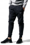Sportswear Fleece Jogger Taper Leg Dar Kesim Eşofman Altı Şardonlu Polarlı Siyah