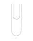 ფოტო #2 პროდუქტის Polished Layered Sideways Cross 18 inch Cable Chain Necklace