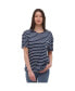 Фото #1 товара Women's Nouria Striped Pocket Tee