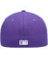 ფოტო #3 პროდუქტის Men's Purple Oakland Athletics Lime Side Patch 59FIFTY Fitted Hat