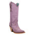 Фото #2 товара Corral Boots Embroidery Pointed Toe Cowboy Womens Purple Casual Boots Z5204