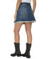 Women's Denim Flounce-Hem Skirt