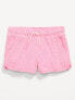 Фото #4 товара Floral Loop-Terry Dolphin-Hem Cheer Shorts for Girls