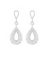 ფოტო #1 პროდუქტის Hollow Teardrop Dangle Earrings