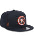 Men's Navy Houston Astros 2024 Clubhouse 9FIFTY Snapback Hat